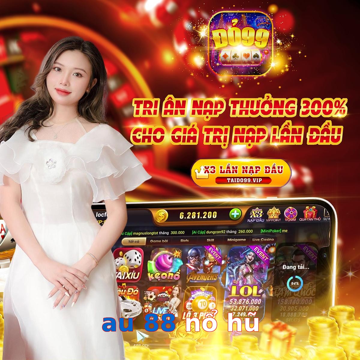 au 88 nổ hũ