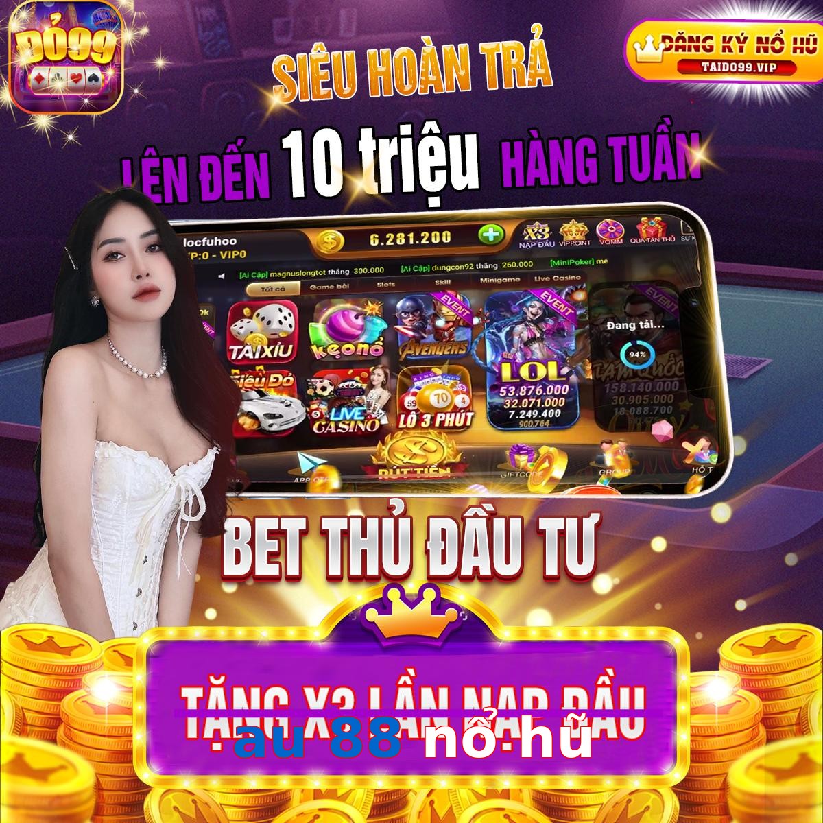 au 88 nổ hũ